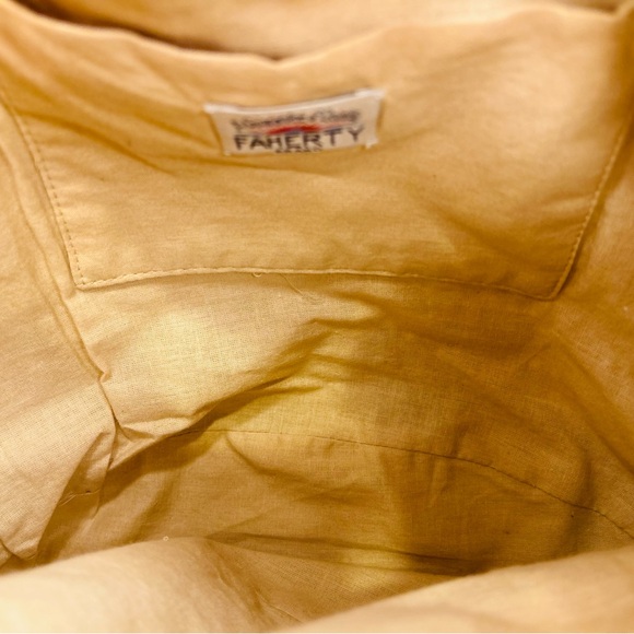 Faherty Raffia Drawstring Shoulder Bag - Picture 6 of 7